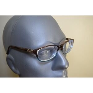 Jill Stuart JS 317-2 Eyeglasses Brown Blue Ombre Full Rim 53-16-130